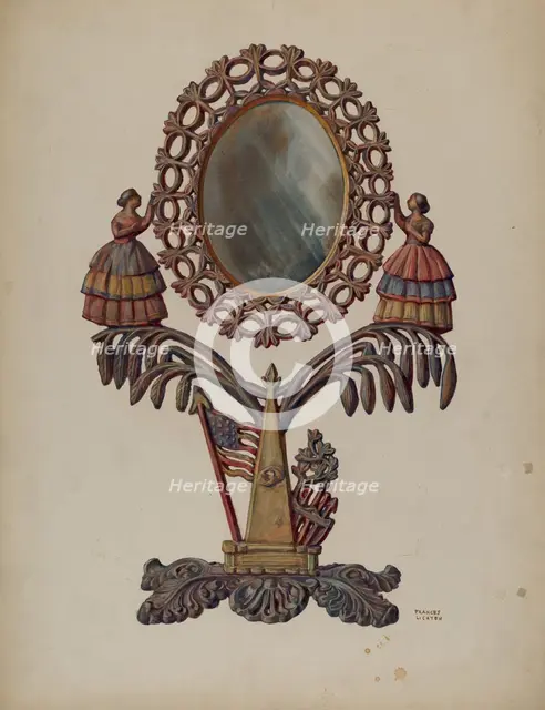 Mirror, c. 1937. Creator: Frances Lichten.