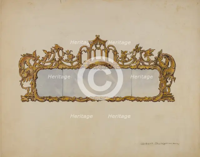 Mirror, c. 1937. Creator: Gilbert Sackerman.