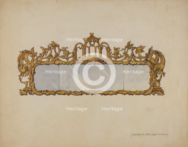 Mirror, c. 1937. Creator: Gilbert Sackerman.