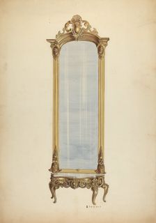 Mirror, c. 1937. Creator: Robert Stewart