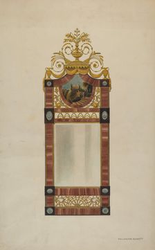 Mirror, c. 1937. Creator: Wellington Blewett