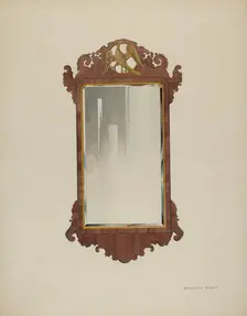 Mirror, c. 1937. Creator: Wellington Blewett