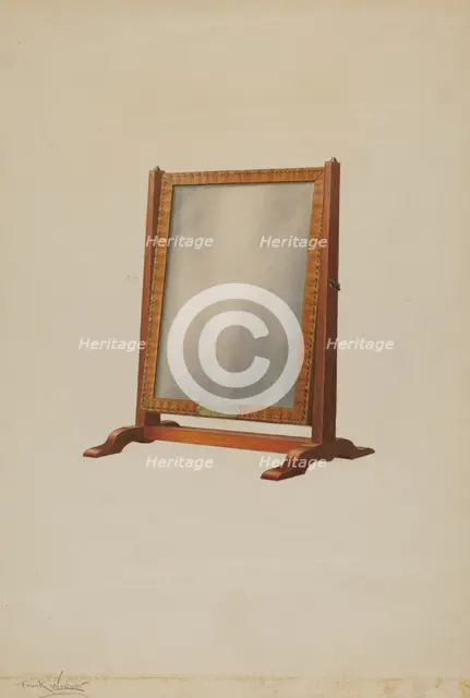Mirror, c. 1938. Creator: Frank Wenger.