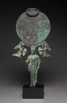 Mirror, c. 470-460 BC. Creator: Unknown