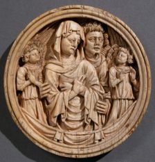 Mirror Case, French (?), 14th-15th century style - modern. Creator: Unknown