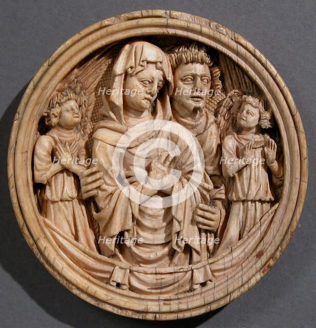 Mirror Case, French (?), 14th-15th century style - modern. Creator: Unknown.