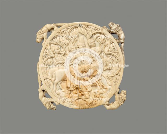 Mirror Case, French, 1350-75. Creator: Unknown.