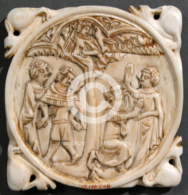 Mirror Case, French, ca. 1350. Creator: Unknown.