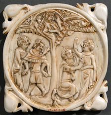 Mirror Case, French, ca. 1350. Creator: Unknown