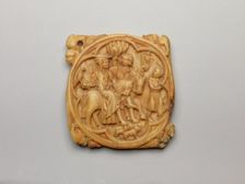Mirror Case with Falconry Scene, 1325/50. Creator: Unknown