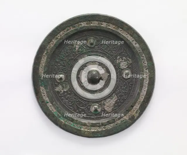 Mirror (chien), Eastern Han dynasty, 1st-2nd century. Creator: Unknown.