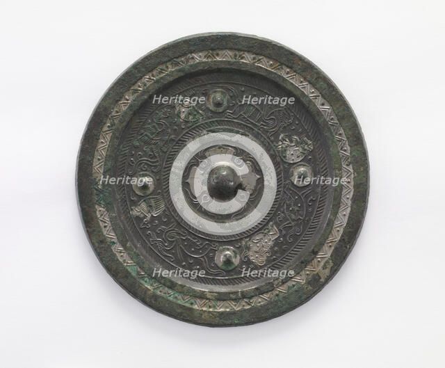 Mirror (chien), Eastern Han dynasty, 1st-2nd century. Creator: Unknown.