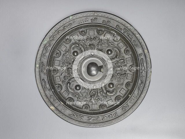 Mirror (chien), Sui or Tang dynasty, 6th-9th century. Creator: Unknown.