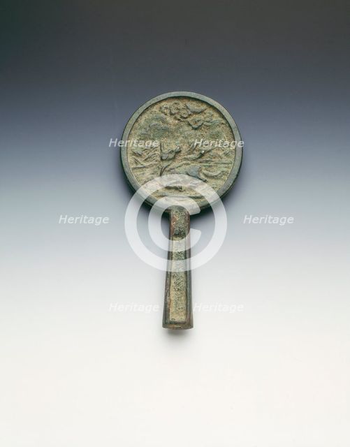 Mirror decorated with a unicorn, Late Southern Song dynasty, China, 13th century. Artist: Unknown