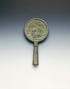 Mirror decorated with a unicorn, Late Southern Song dynasty, China, 13th century