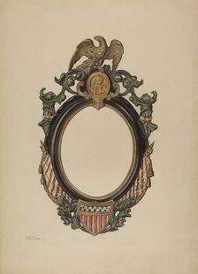 Mirror Frame, c. 1938. Creator: Lawrence Phillips