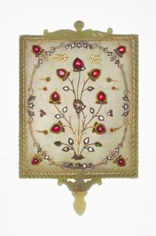 Mirror Frame with Tree of Life Motif, 17th/18th century. Creator: Unknown