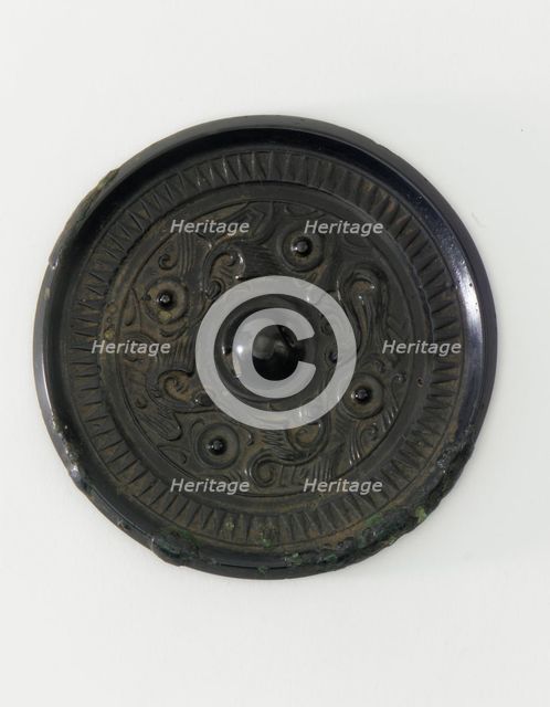 Mirror, Han dynasty, 206 BCE-220 CE. Creator: Unknown.