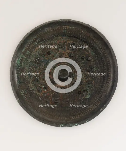 Mirror, Han dynasty, 206 BCE-220 CE. Creator: Unknown.