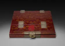 Mirror in a Lacquer Case, c 1800- 1825. Creator: Unknown