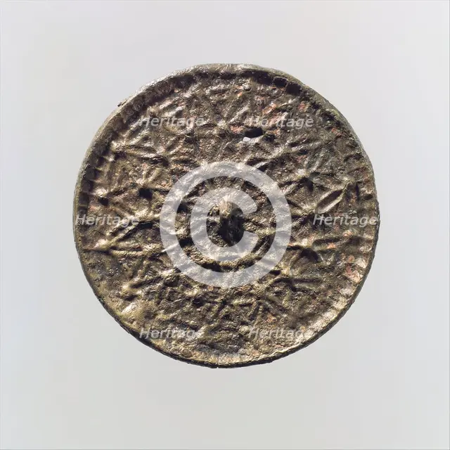 Mirror, Iran, 12th-13th century. Creator: Unknown.