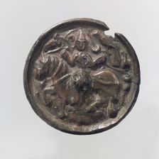 Mirror, Iran or Central Asia, 11th-12th century. Creator: Unknown