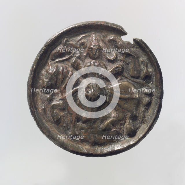 Mirror, Iran or Central Asia, 11th-12th century. Creator: Unknown.