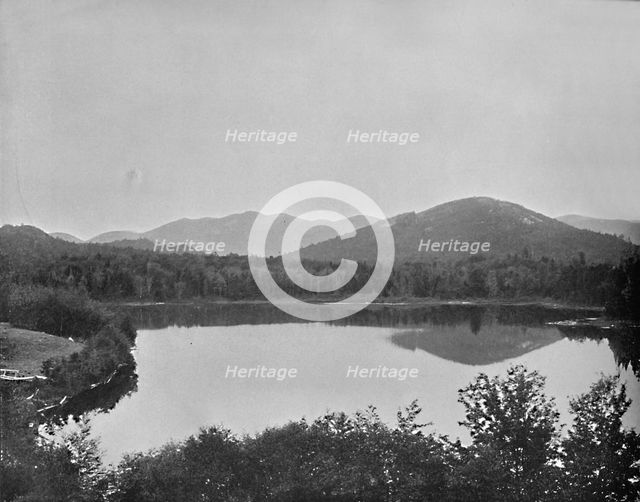 'Mirror Lake, Adirondacks, New York', c1897. Creator: Unknown.