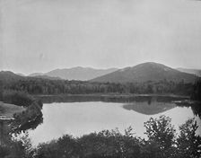 Mirror Lake, Adirondacks, New York c1897. Creator: Unknown