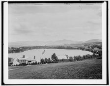Mirror Lake, Adirondack Mountains, c1902. Creator: William H. Jackson
