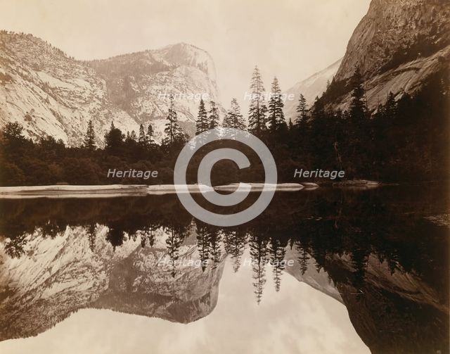 Mirror Lake, Valley of the Yosemite, 1872. Creator: Eadweard J Muybridge.