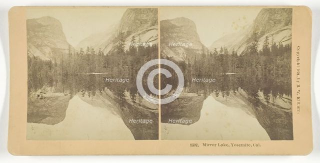 Mirror Lake, Yosemite, California, 1894. Creator: BW Kilburn.