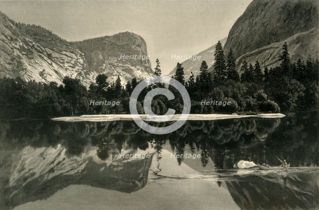 'Mirror Lake, Yosemite Valley', 1872.  Creator: Samuel Valentine Hunt.