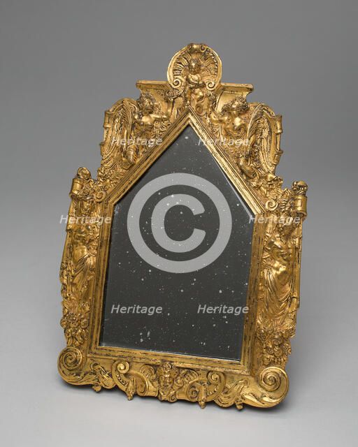 Mirror, Paris, c. 1560-c. 1570. Creator: Unknown.