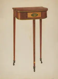 Mirror Stand, 1940. Creator: Harry Eisman