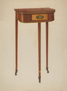 Mirror Stand, 1940. Creator: Harry Eisman