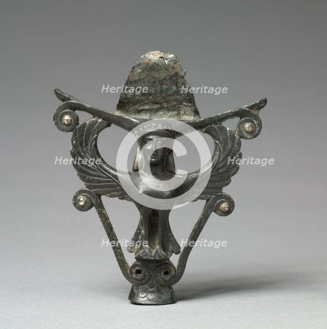 Mirror Support: Siren, c. 475 BC. Creator: Unknown.