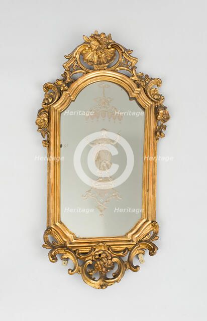 Mirror, Venice, Mid 18th century. Creator: Thomas Williamson.