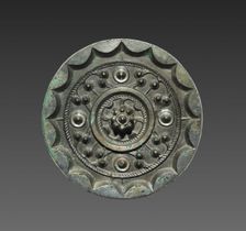 Mirror with Clouds and Nebulae, 200-100 BC. Creator: Unknown