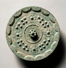 Mirror with Clouds and Nebulae, late 3rd century BC-early 1st century. Creator: Unknown