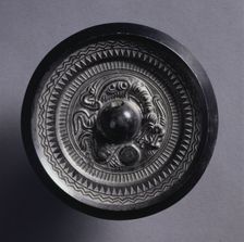 Mirror with a Coiling Dragon, 3rd Century. Creator: Unknown