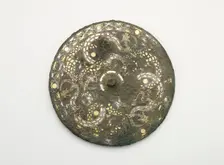 Mirror with dragons, Eastern Zhou dynasty, 5th-4th century BCE. Creator: Unknown