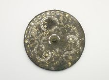 Mirror with dragons, Eastern Zhou dynasty, 5th-4th century BCE. Creator: Unknown