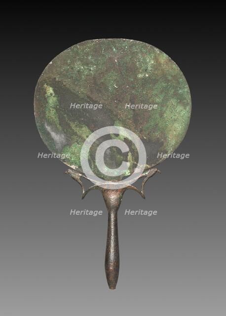 Mirror with Falcons, 1540-1296 BC. Creator: Unknown.
