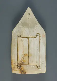 Mirror with Frame, Late Roman-Byzantine Period (4th-7th century). Creator: Unknown