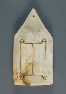 Mirror with Frame, Late Roman-Byzantine Period (4th-7th century). Creator: Unknown