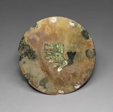 Mirror with Jaguar or Coyote Mosaic, A.D. 500/600. Creator: Unknown