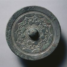 Mirror with Quatrefoil and Linked Arcs, early 1st-early 3rd century. Creator: Unknown