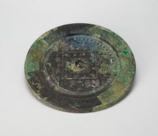 Mirror with "TLV" Pattern, Eastern Han dynasty (A.D. 25-220), c. 1st century A.D. Creator: Unknown