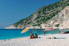 Mirtos Beach, Kefalonia, Greece. Creator: Peter Thompson